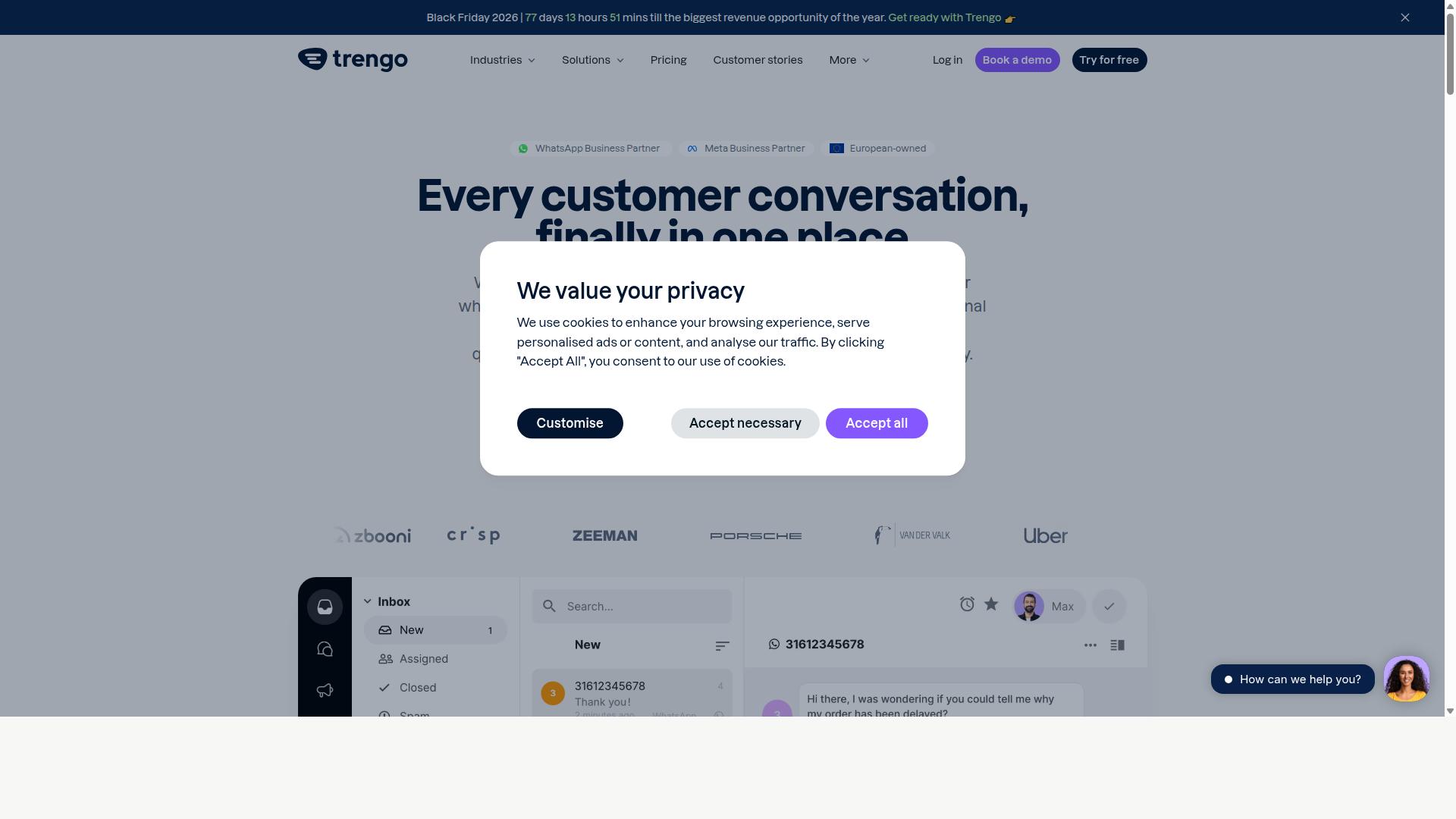 Trengo website